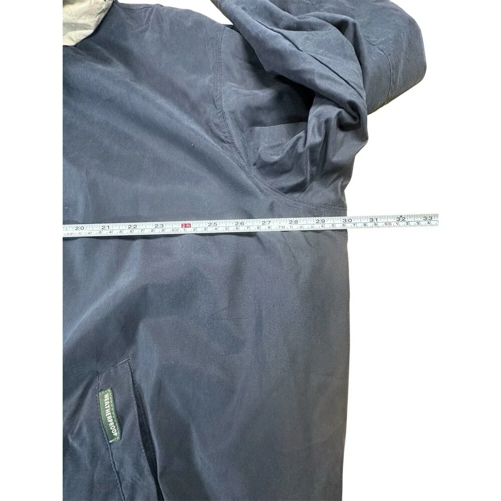 Weatherproof Men Microfiber Golf Jacket 3XLT Navy Blue Dad Everyday Grandpacore